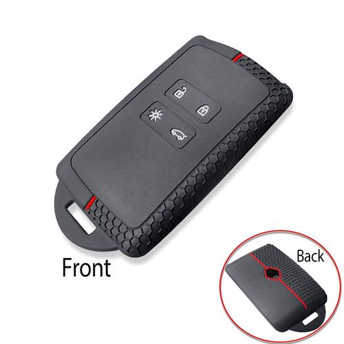 Housse De Clé De Voiture En Silicone,Étui Pour Dacia Logan 3 Pour Renault Captur Zoe Espace 5 Clio Megane 4 Arkana Arcan - Type Redline