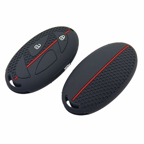 Housse De Clé De Voiture En Silicone,Compatible Avec Hyundai Tucson Elantra Kona 3b,Clés Intelligentes À Distance,Accessoires De Voiture 2023 - 2025 - Type 3b Black