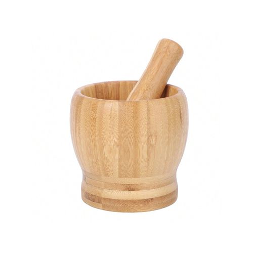 Leeseph-Ensemble de mortier et de pilon en bambou,broyeur,broyeur d'herbes et d'épices,broyeur d'assaisonnement,outil de cuisine pour purée d'épices Belle,Gar1995 - Type 11cm