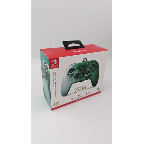 Accessoire Nintendo Switch Manette Filaire Optimisée The Legend Of Zelda Powera Officielle Nintendo
