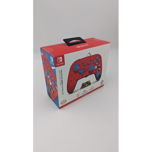 Accessoire Nintendo Switch Manette Filaire Optimisée Super Mario Powera Officielle Nintendo