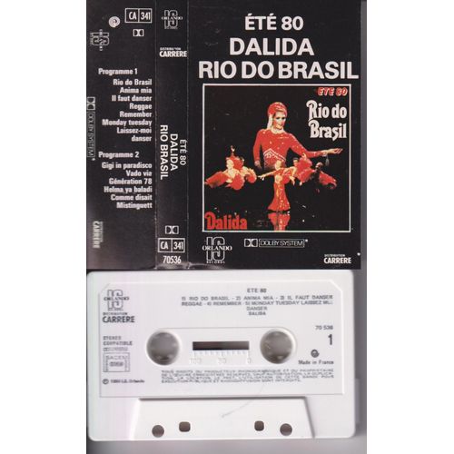 Dalida Rare K7 Cassette Audio Tape