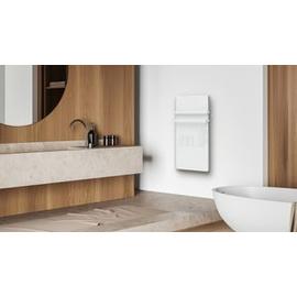 Radiateur de salle de bain avec minuterie Blanc 80x50x15 cm EISL