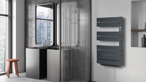 Radiateur électrique à rayonnement Ilo Emeraude en verre Design