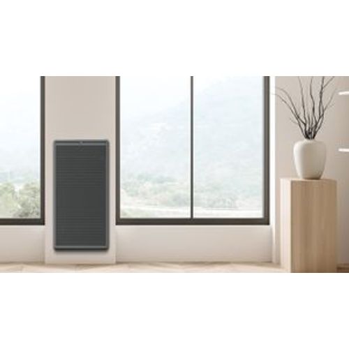 Panneau Rayonnant aluminium vertical LCD 2000W Gris