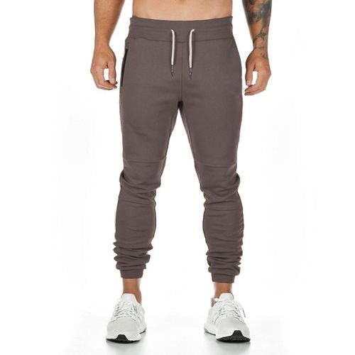 Pantalon Fitness Homme En Coton Café L