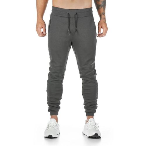 Pantalon Fitness Coton Homme Gris Xxl