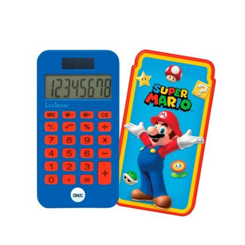 Lexibook Mario Kart C45NI - Calculatrice de Poche avec Couvercle de Protection