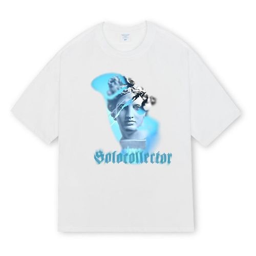 T-Shirt À Manches Courtes Et Col Rond En Pur Coton Pour Hommes, Blanc S