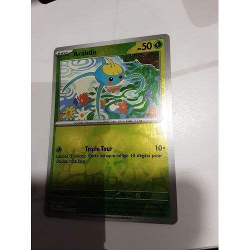 Carte Pokémon Arakdo 001/182 Reverse Faille Paradoxe