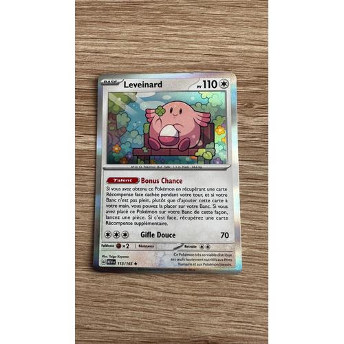 Carte Pokémon - Leveinard - 113/165 - Holo - 151 - Fr