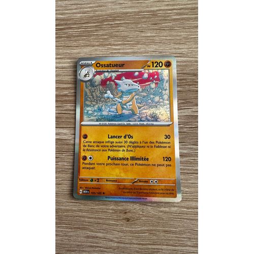 Carte Pokémon - Ossatueur - 105/165 - Holo - 151 - Fr