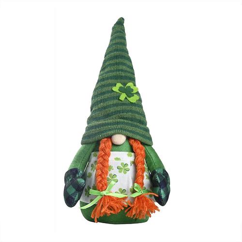 Tost Pour Les Enfants. Poupée Gnome De La Saint-Patrick, Elfes Suédoises, Ensemble D'ornements Nains Faits À La Main, Multicolore