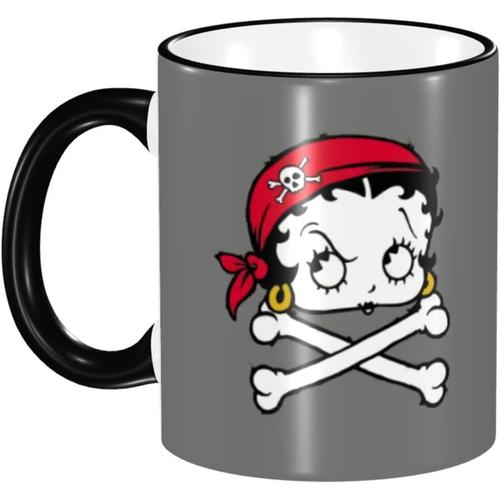 Betty-Chan Betty Boop Tasse En Céramique Micro-Ondable 330 Ml Café À La Mode Nouvelle Vie Tasse Résistante À La Chaleur Avec Des Personnages Mignons