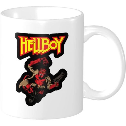 Tasse Hellboy Tasse À Café Motif De Dessin Animé Anime Vaisselle En Céramique Grande Capacité Facile À Nettoyer Convient Aux Adultes Et Aux Enfants 330 Ml