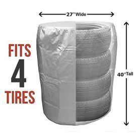 Sac à pneus Housse pour pneus Sac de protection pour 4 pneus 73*110cm