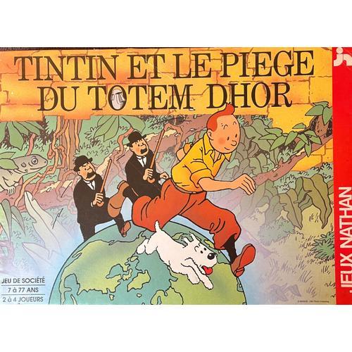 Vends Jeu De Société : Tintin Et Le Piège Du Totem Dhor. Jeu De 1991. Bon État.