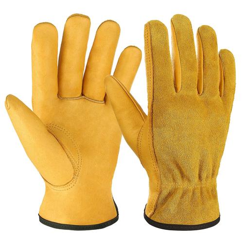 Gants de jardinage gants de jardinage en cuir gants de jardinage r¿¿sistants aux ¿¿pines et aux coupures gants de jardinage de s¿¿curit¿¿ respirants M