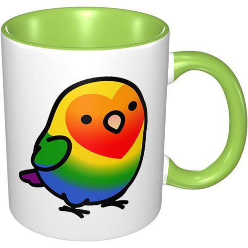 Tasse Mignon Perroquet Ara Tasse À Café Vaisselle Amusante Tasse En Céramique Gobelet Tasse À Thé Tasse De Petit Déjeuner Mode Cadeau D'anniversaire Cadeau De Couple Tasse Créative 330 Ml