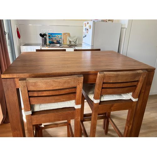💥 Table En Teck Et 4 Chaises