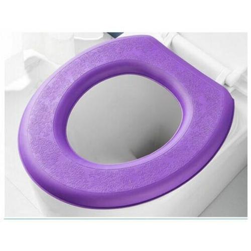 2 pcs étanche en Mousse EVA Coussin de siège de Toilette Lavable en  Paste-Type Lunette