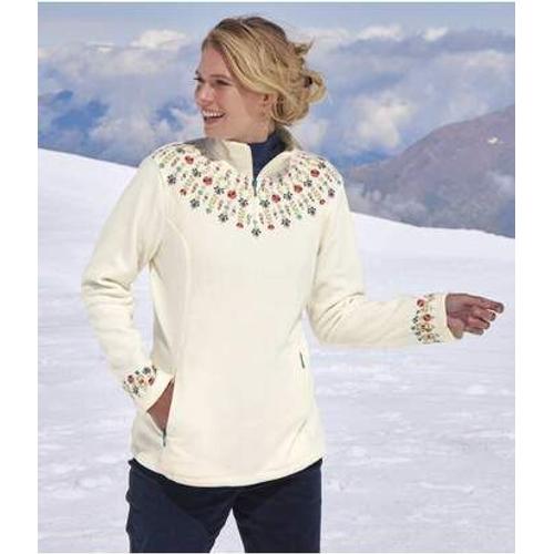 Pull Micropolaire Atlas For Women(R) 46/48 - Blanc