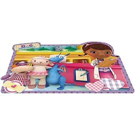 ERYI-, 5121 Set De Table Réutilisable ; Dimensions 43 X 29 Cm ; Produit En Plastique Souple ; Sous Licence (Docteur Jouets)