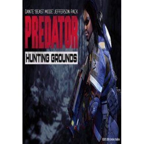 Predator: Hunting Grounds - Dante "Beast Mode" Jefferson Pack (Extension/Dlc) - Steam - Jeu En Téléchargement - Ordinateur Pc