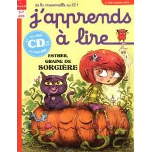 J'apprends À Lire 235 Esther Graine De Sorciere + Cd