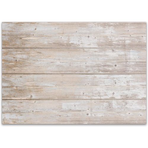ERYI-100 Sets De Table En Papier Aspect Bois Clair I Din A3 I Sets De Table Napperons Sous-Nappe Beige Deko Nature Moderne Jetable Look Usé I Dv121