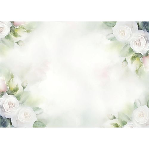 Eryi-Bloc De Table | Mariage Romantique | Déchirable | Bloc De 50 | Sous-Main Jetable En Papier | Set De Table Din A3 (42 X 30 Cm) Carré | Sets De Table Imprimés De Qualité Supérieure | Papier Nature