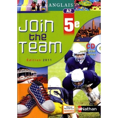 Anglais 5e Join The Team A2 - (1 Cd-Rom)