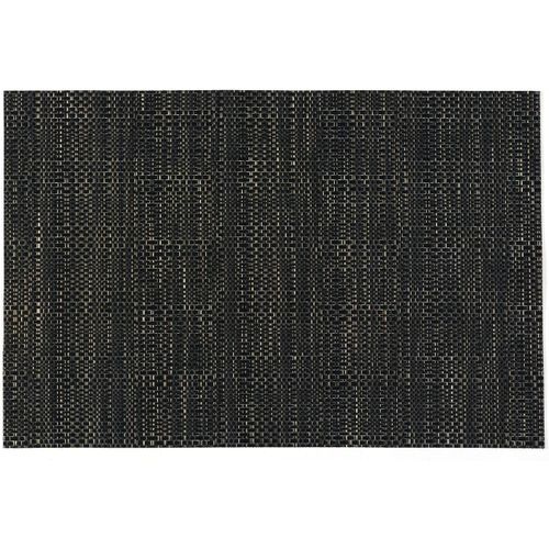 Eryi-Set De Table Catania Structure Noir - Lavable - Plastique Pvc Vinyle Dessous Assiette - 30 Cm X 45 Cm Rectangulaire