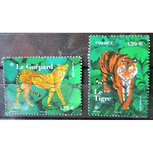 2025. Timbre Le Guépard Et Le Tigre.