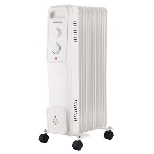 radiateur bain huile daewoo doh-497m 1500w blanc