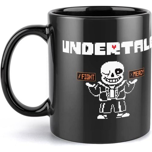 Tasse De Jeu Undertale Sands Tasse À Café Vaisselle Drôle Tasse En Céramique Noire Gobelet Tasse À Thé Tasse De Petit Déjeuner Tasse Cadeau D'anniversaire De Mode Tasse Créative 330 Ml