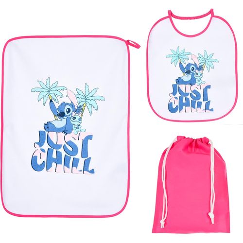 ERYI-Ensemble De Crèche 3 Pièces, Bavoir Et Set De Table Avec Dos Plastifié, Sac À Lunch Complet