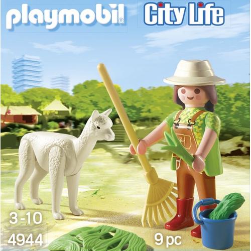 4944 Playmobil Oeuf De Paques Soigneur Avec Bébé Alpaga