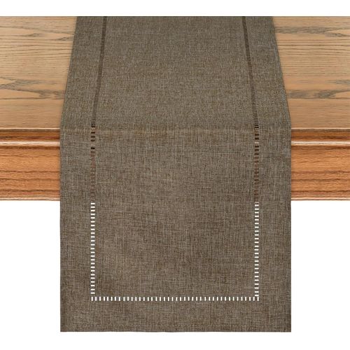 Eryi-Chemin De Table Rustique De 183 Cm De Long, Style Bohème, Ferme, Chemin De Table Basse, Tressé À Rayures, Pour Dîner, Fête, Vacances