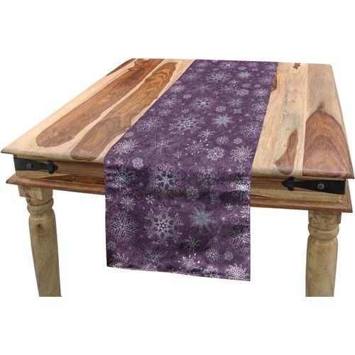 Eryi-Flocon De Neige Chemin De Table, Fleurs De Noël, Rectangulaire Décoratif Pour Salle À Manger, 40 X 180 Cm, Lavendel Violett