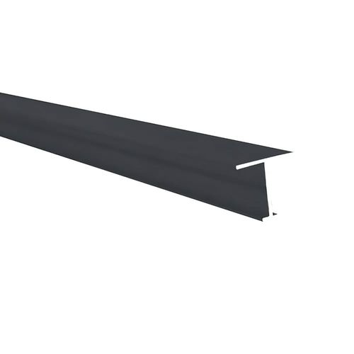 HOMEWELL - Profilé H pour façade de placard pour un effet japonisant, permet de lier deux panneaux Lg 1.5m (1000 x 119 x 24 mm, Gris ardoise)