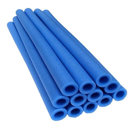 10 PièCes Trampoline Poteaux Couverture Rembourrage Mousse Tube 40 CM Mousse Tuyau ÉPonge BoîTier de Protection Trampoline Poteau Manches Bleu