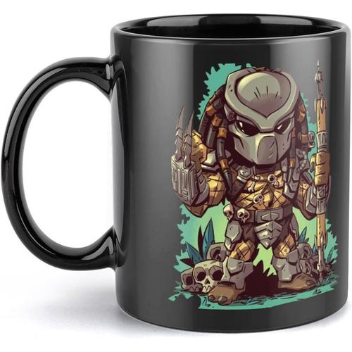 Tasse Predator Tasse À Café De Personnage De Dessin Animé Populaire Populaire Grande Capacité Lisse Facile À Nettoyer Tasse Personnalisée Adaptée Aux Adultes Et Aux Enfants 330 Ml