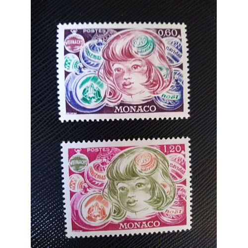 Timbre Monaco Yt 1072 / 1273 Série : Noël 1976 ( 061107 )
