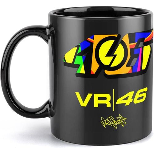 Tasse Valentino Rossi Vr46 Tasse À Café De Personnage De Dessin Animé Populaire Grande Capacité Lisse Facile À Nettoyer Tasse Personnalisée Adaptée Aux Adultes Et Aux Enfants 330 Ml