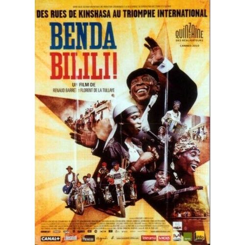 Benda Bilili ! - Affiche Originale De Cinéma - Format 120x160 Cm - Un Film De Renaud Barret, Florent De La Tullaye Avec Maria Barli Djongo, Cubain Kabeya, Vinvent Kénis, Paulin Kiara-Maigi - 2010