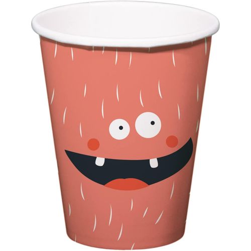 Eryi-Gobelets Monster Bash 250ml-6 Pièces, 68346, Multicolore