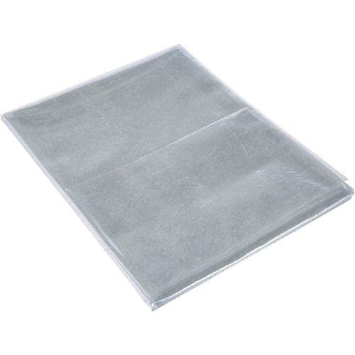ERYI-Douceur D'Interieur Nappe 140X240 Cristal Imprime 15/100E Paillettes Argent, 100% Pvc, 140 X 240 Cm