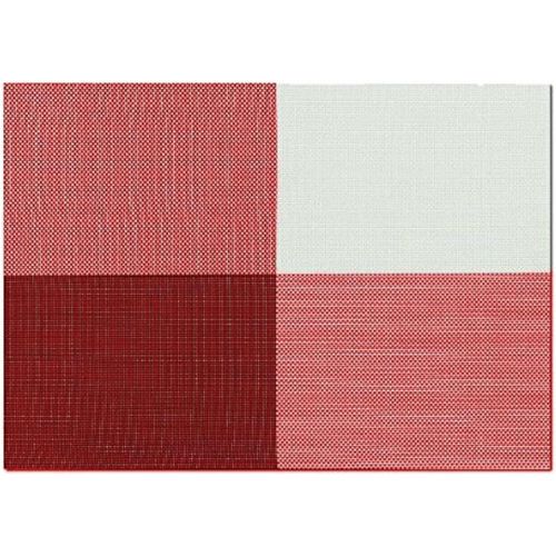 ERYI-Ensemble De Sets De Table Carreaux 45X32Cm En Corail, Autre, Bleu