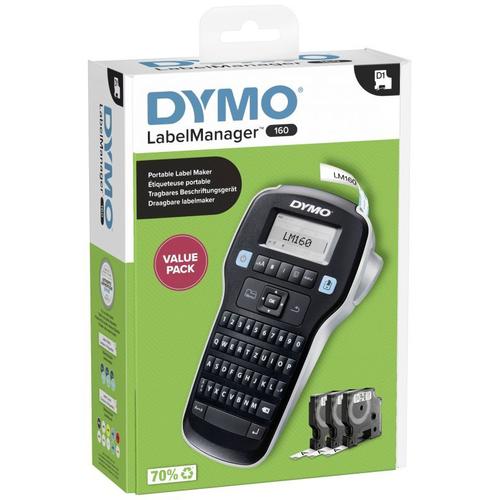 Dymo Labelmanager 160 Value Pack, ?Tiqueteuse, Noir